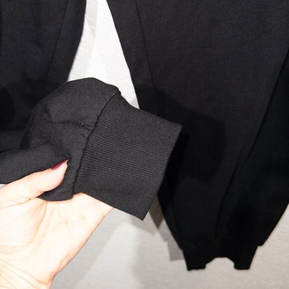 NWT‎ WhoWhatWear Black Mid Waist Joggers Size XXL - Picture 4 of 7